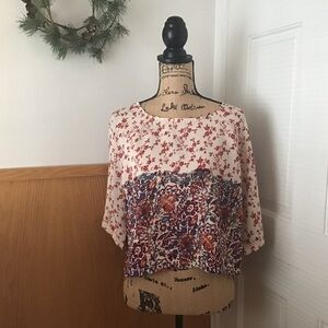 House of Harlow 1960 Ava Floral Boxy Crop Top